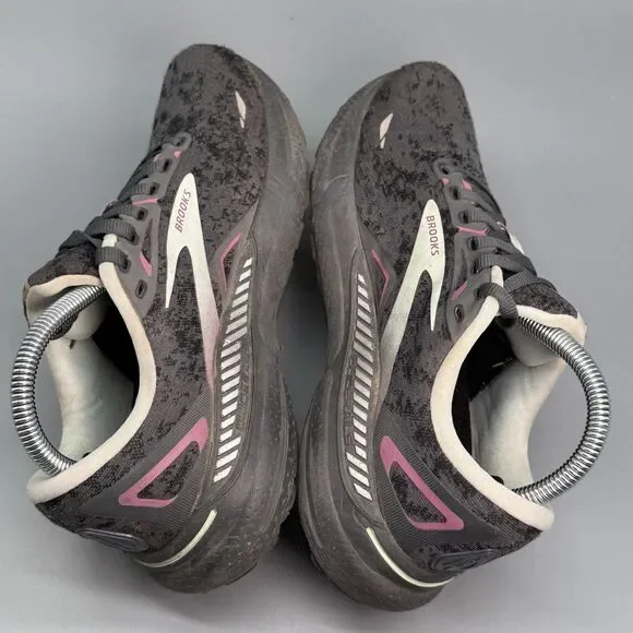 Brooks Adrenaline GTS 23 Womens 8.5 Black Gray Low Top Running Athletic Sneakers - Picture 6 of 10